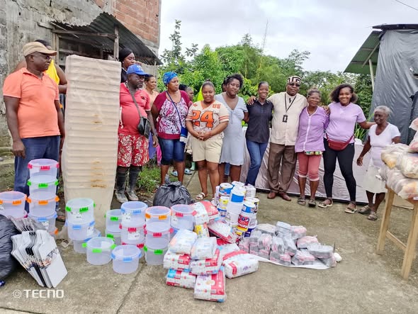 Entrega de ayudas a familias de Quibdó